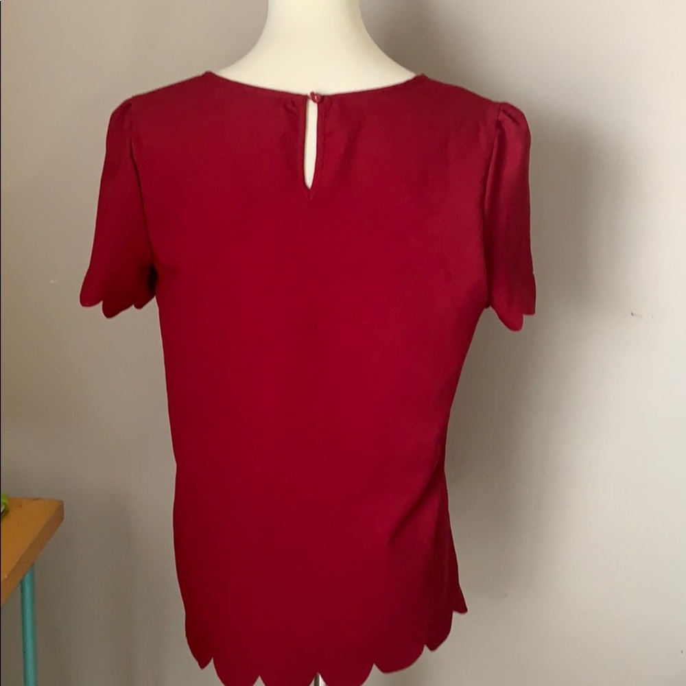 SHEIN‎ Size Large Blouse * Popular Style * Maroon - Picture 5 of 11